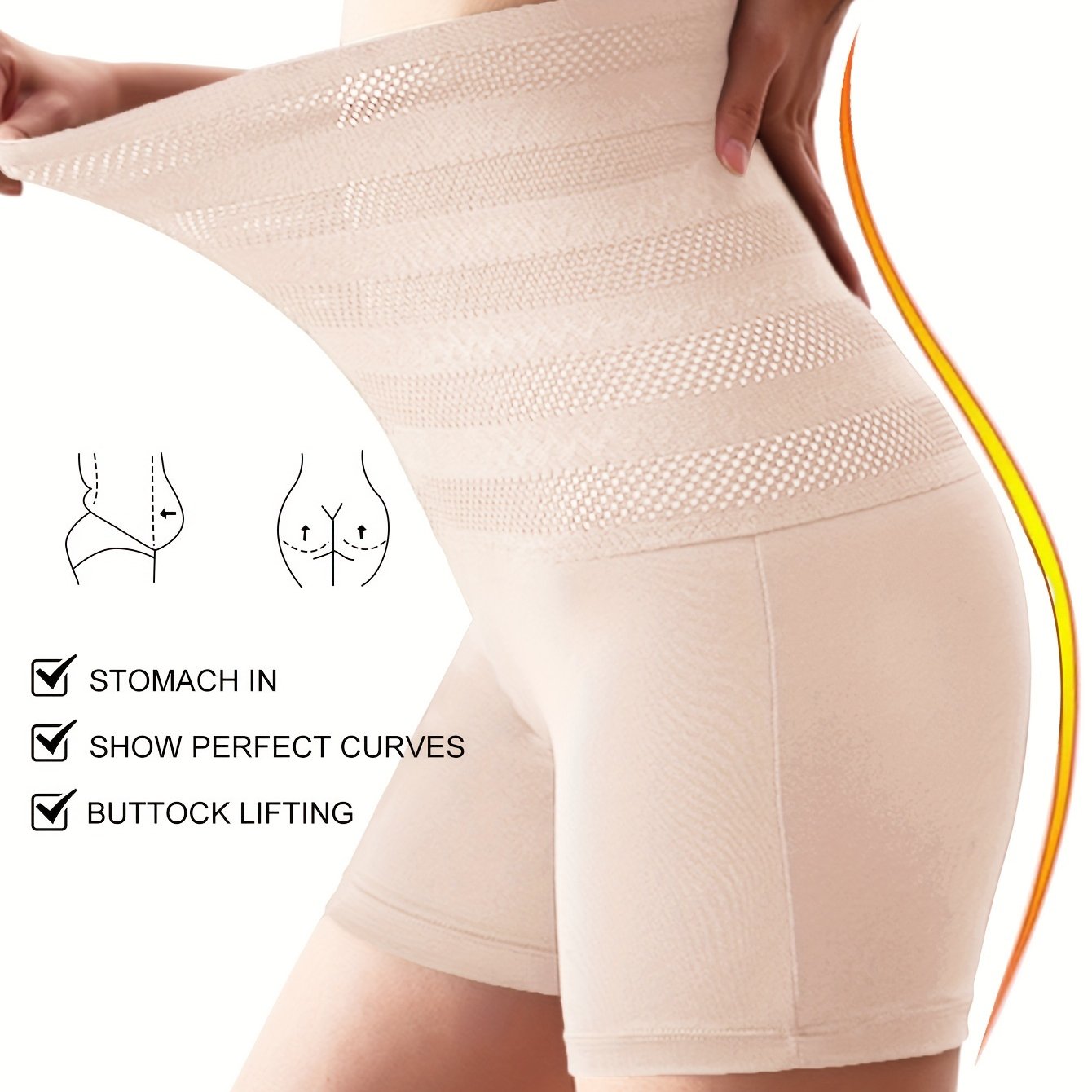 Seamless High Waist Shaping Control Panty for Tummy Tuck and Butt Lift
