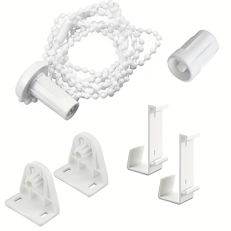 2 Sets of 17mm Roller Blinds with 6 Pieces Per Set for Windows