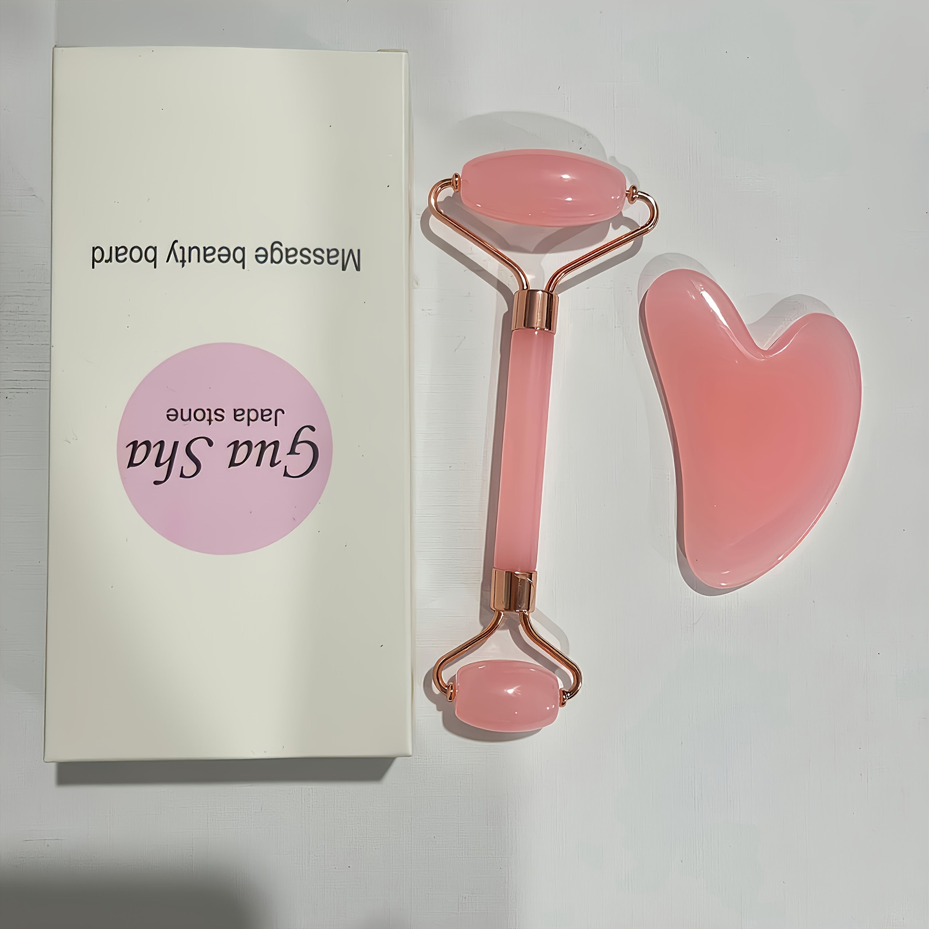 Qo'l bilan dam olish uchun pushti qatron guafras to'plami; zaryadlash yoki batareyalar kerak emas, ruh va tanani dam olish uchun mukammal sovg'a.