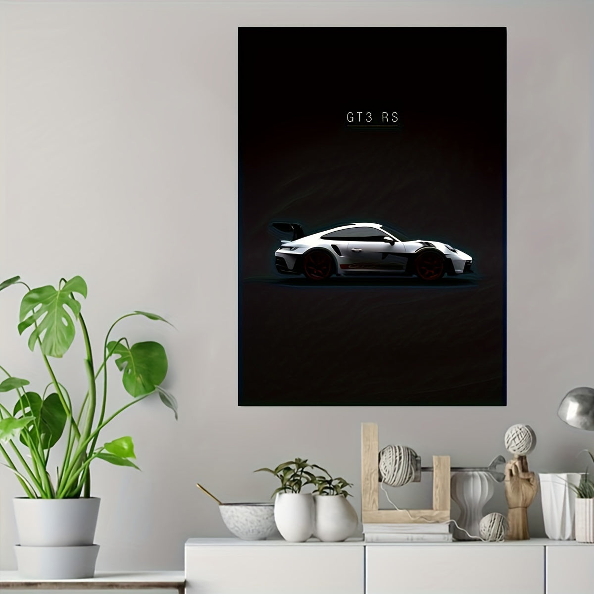 Modern Car Canvas Wall Art Poster for Bedroom Living Room Home Office Decor Unframed