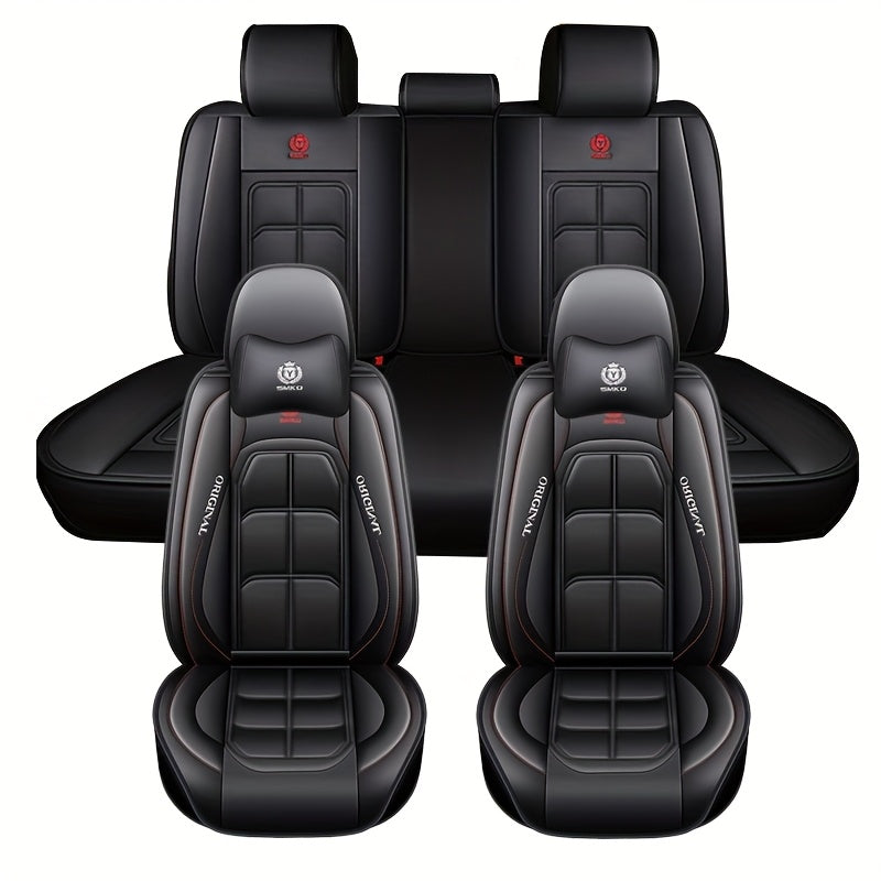 Universal sun’iy charmashli avtomobil o‘rindiq qoplamalari to‘liq qamrovli, sirpanmaydigan, bardoshli