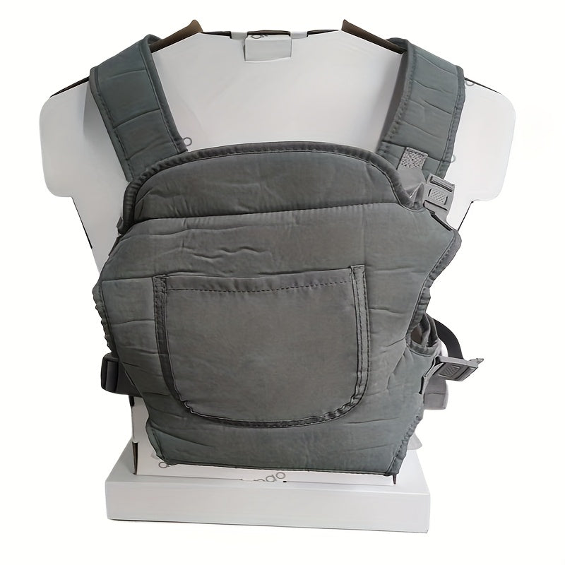 Infant and Toddler Baby Carrier with Front and Back Carry Polyester Adjustable Buckle Multiple Colors