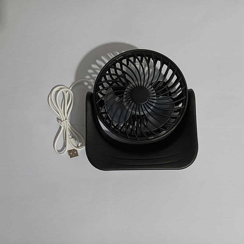 USB Portable Fan with 1 Speed Detachable Washable Quiet Desk Office Fan