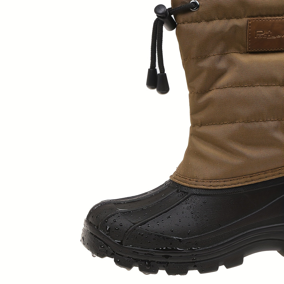 Women’s Mid-Calf Snow Boots Waterproof Slip-On Winter Rain Shoes