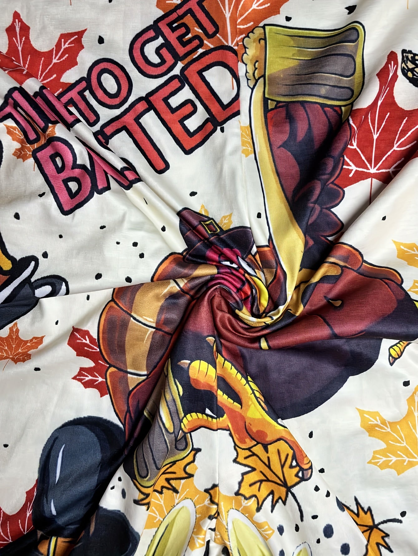 Plus Size Women Cartoon Turkey Print Jumpsuit Polyester Sleeveless Overalls