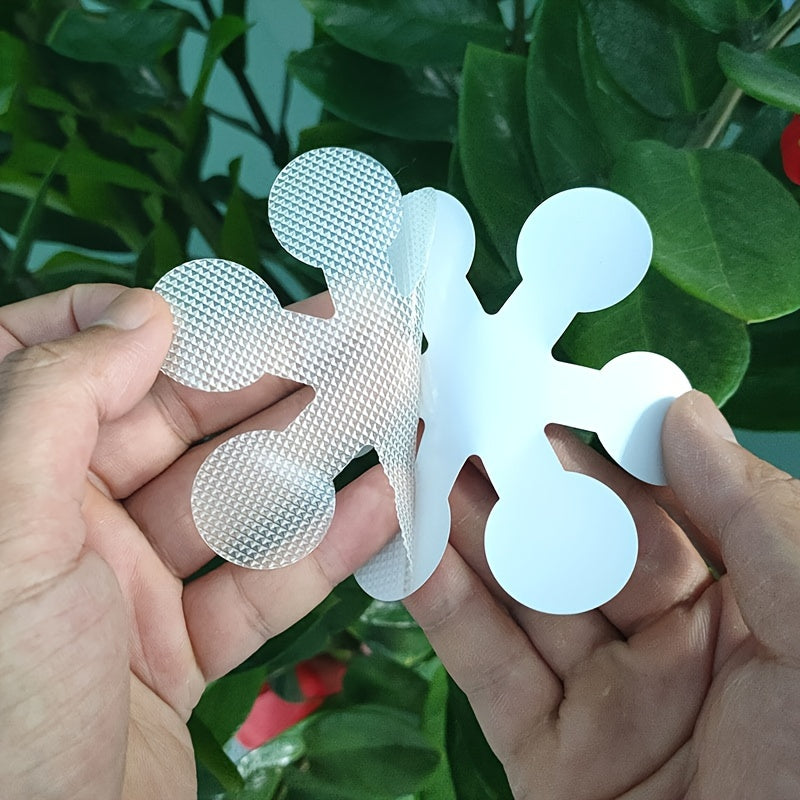 Set of 6 Colorful Flower-Shaped Anti-Slip Safety Stickers for Bathtubs and Showers