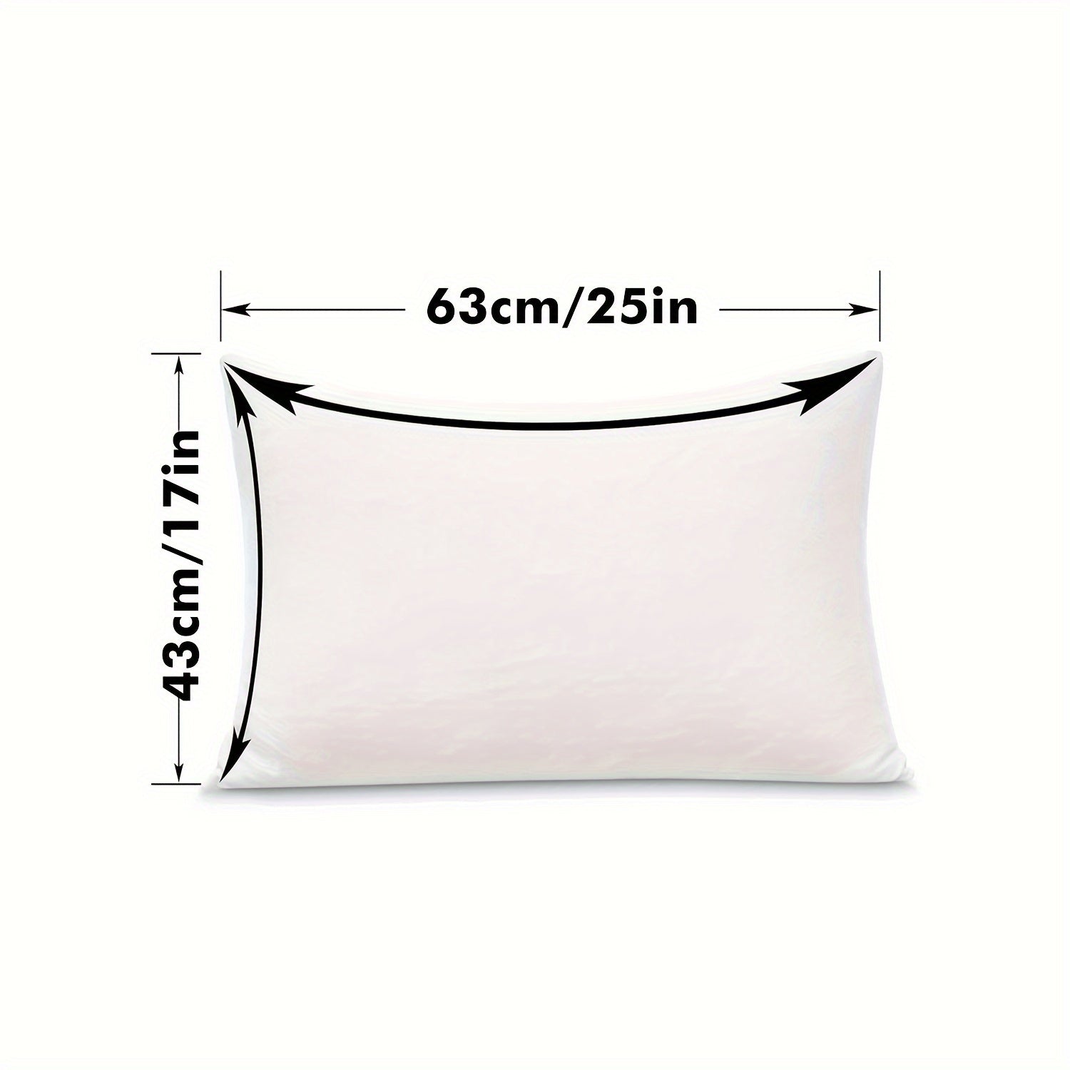 White Pillowcase with Zipper Closure Waterproof Stain-Resistant Oversized Knit