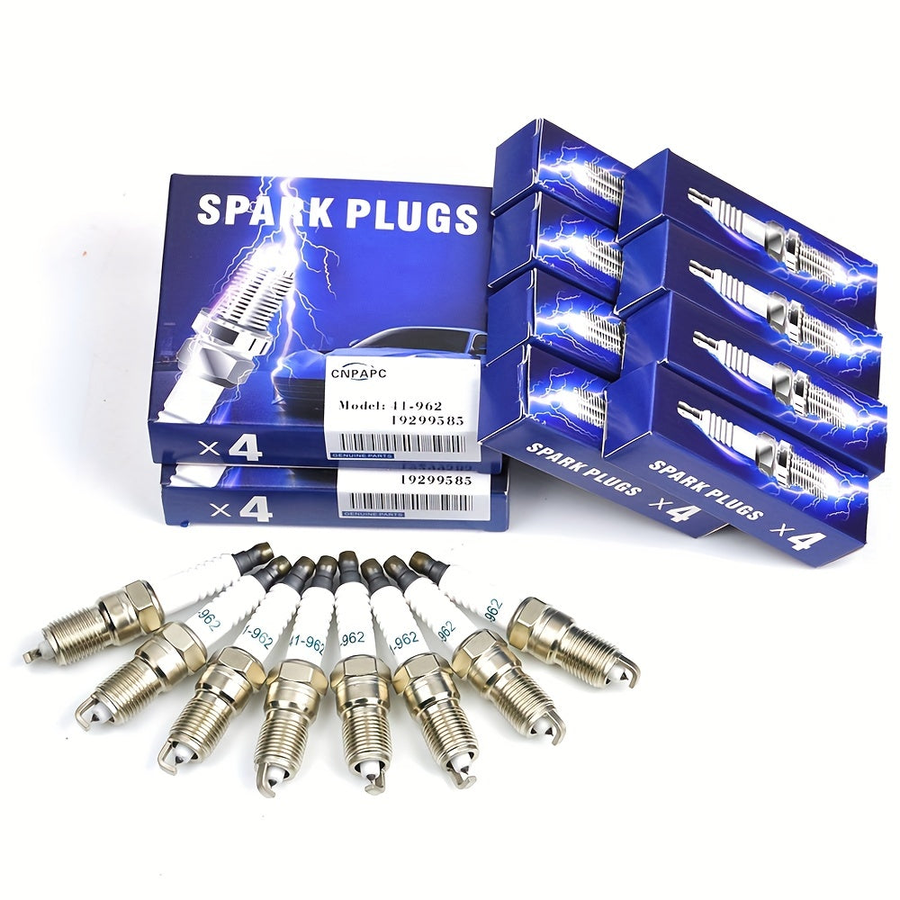 Upgraded Spark Plugs 8pcs Automotive Replacement for Trucks