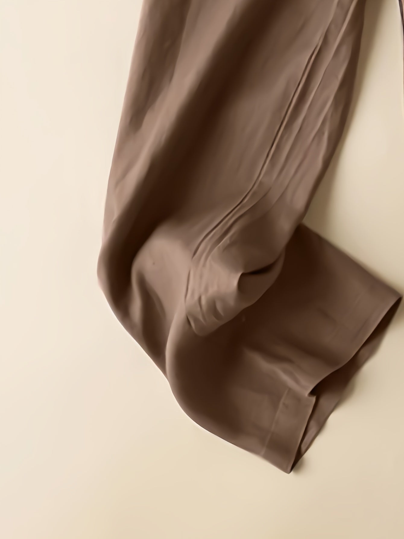 Pantalones de mujer de talla grande con bolsillos inclinados y cintura elástica para primavera y otoño