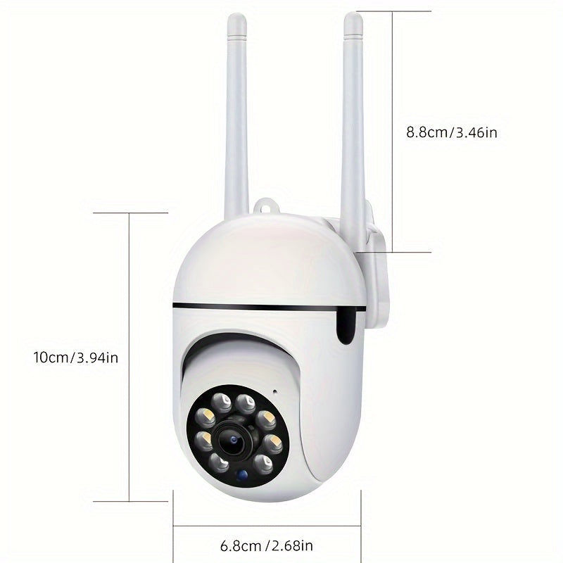 1080P HD WiFi Indoor Security Camera with Pan Tilt Zoom Two-Way Audio Night Vision