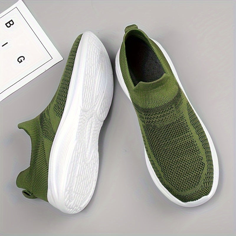 Zapatos ligeros y transpirables para hombre, fáciles de poner, para correr, hacer senderismo, acampar y usar durante todo el año