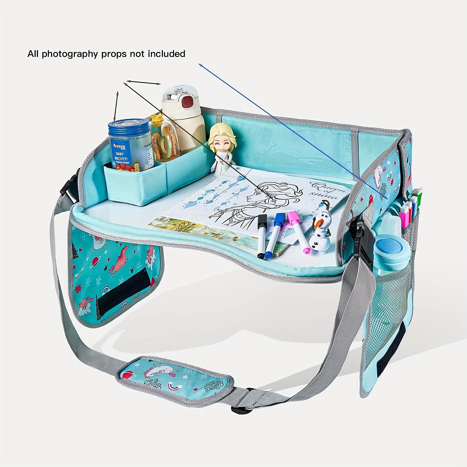 Kids' Portable Drawing Board with Travel Art Tray and Storage