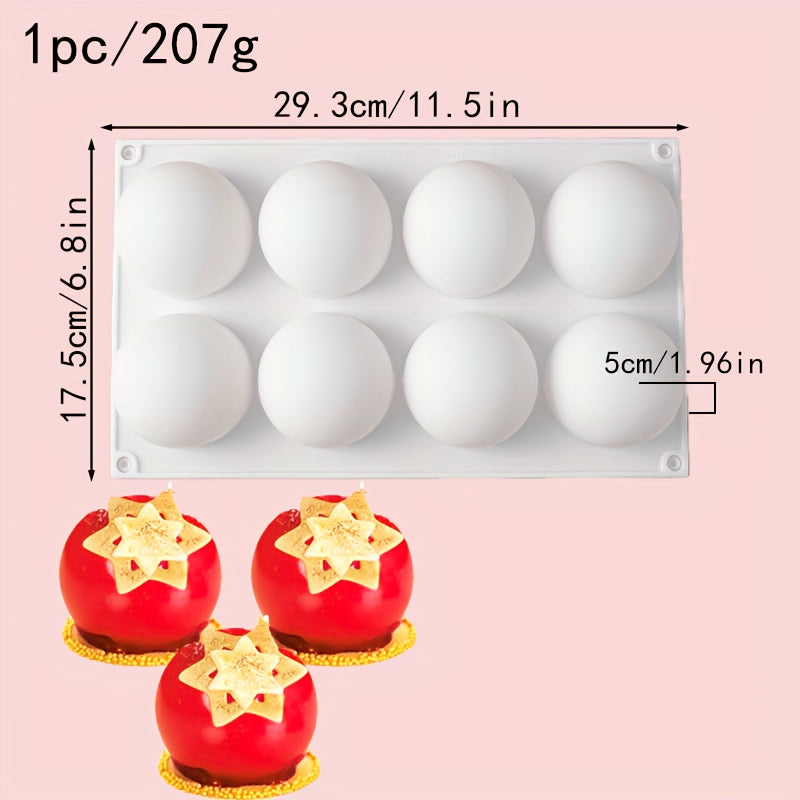 Silicone Mold for Round Ball Shape Cake Decorating Tools Spiral Baking Mold