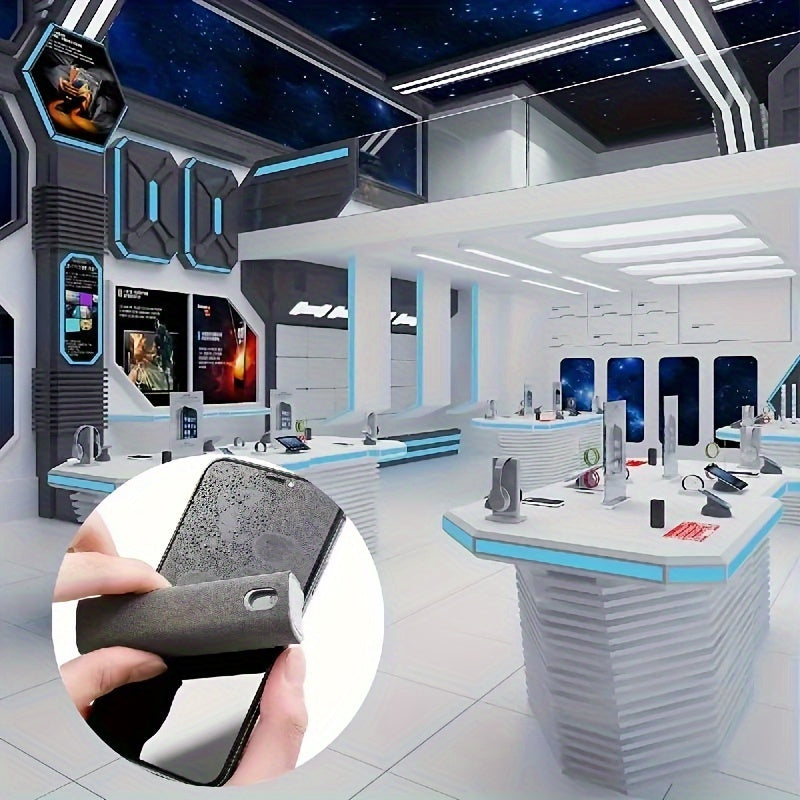 Screen Cleaner and Microfiber Cloth Set Portable Spray Wipe for Phone Computer Glasses TSA-Approved