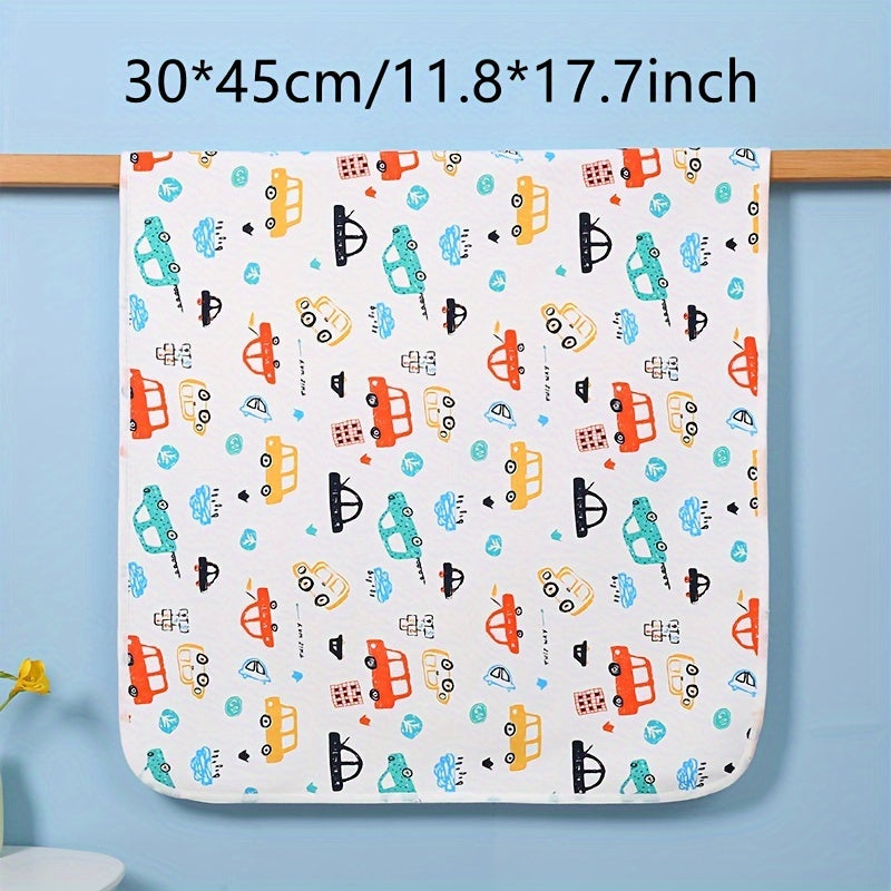 Suv o'tkazmaydigan pampers o'zgartirish padlari, multfilm naqshli, yuvilishi mumkin bo'lgan potty tayyorlash mato. Qayta ishlatiladigan matras, Rojdestvo, Halloween, Thanksgiving, Yangi yil va Sevgi kuni sovg'alari uchun ideal.