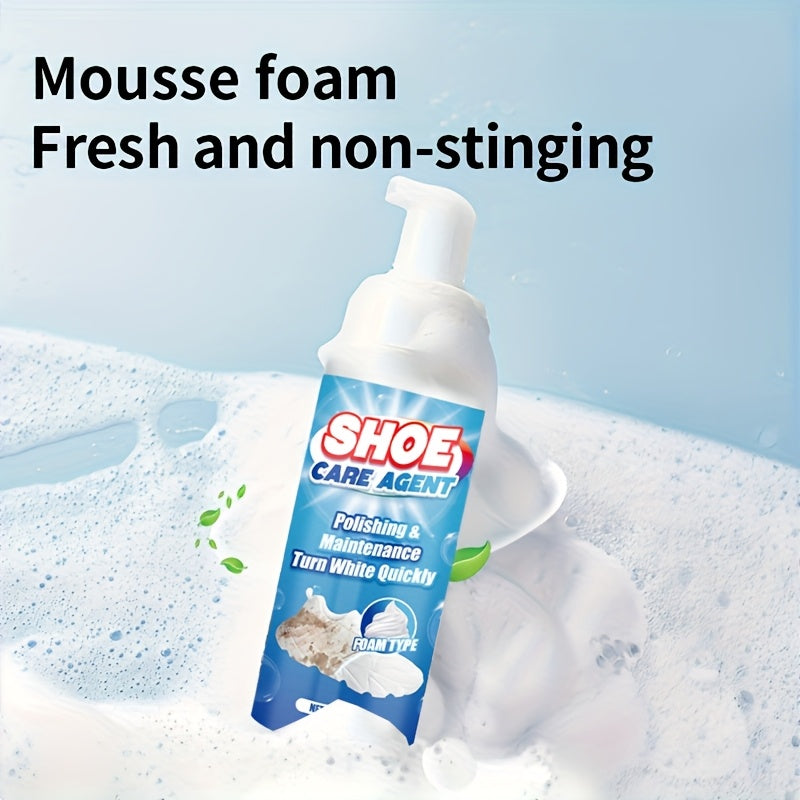 White Shoe Brightening Retainer Foam for Sneakers and Casual Shoes