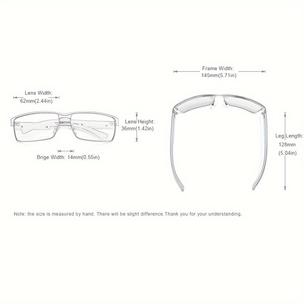 Square Polarized Sunglasses for Men and Women Driving