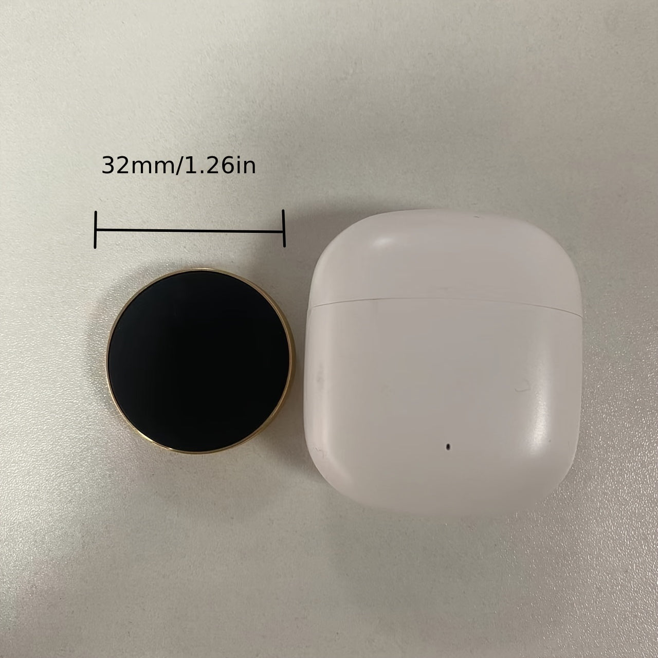 Round Magnetic Phone Holder Wireless Suction Bracket for Smartphone Copper Black