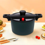 Olla de presión de hierro fundido de 6L con recubrimiento antiadherente compatible con inducción