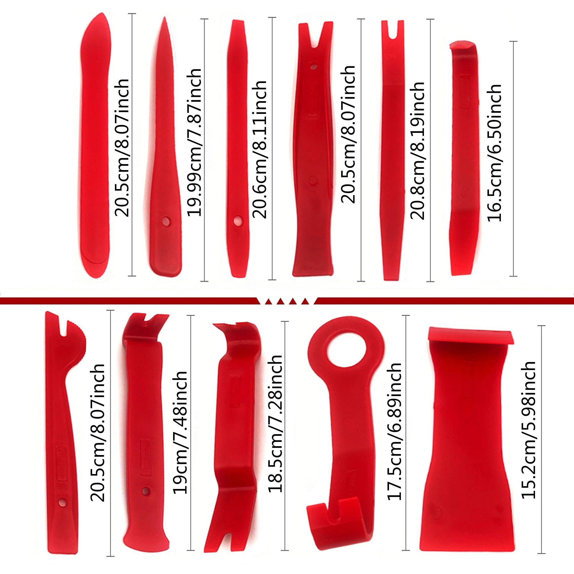 Automotive Interior Trim Removal Tool Kit for Disassembling Radio Door Clips