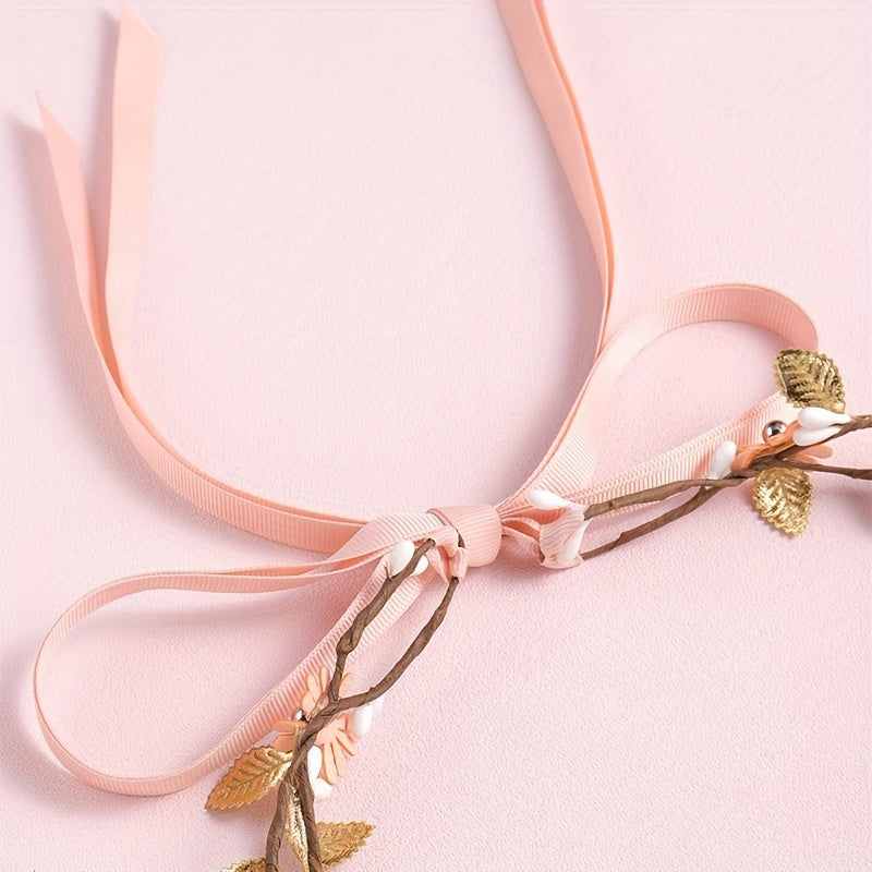 Princess Fairy Style Bridal Hair Garland for Wedding Dress Headwear 1 Piece