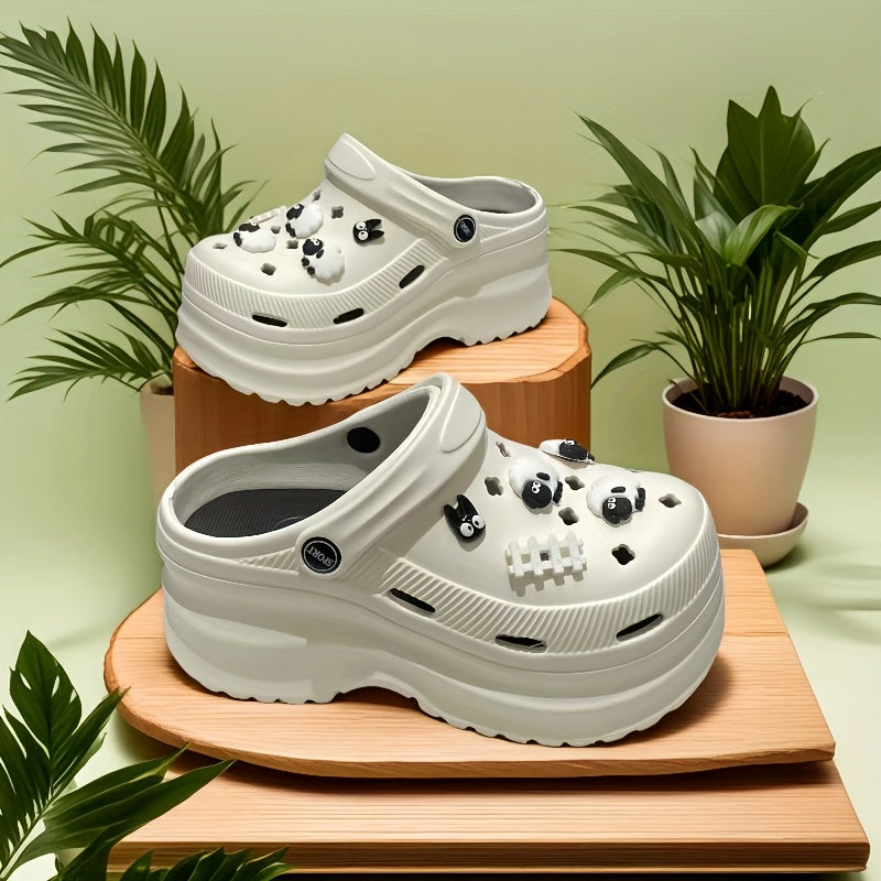 Women's Summer Fashion Hole Shoes - EVA Sole, Little Lamb Accessories