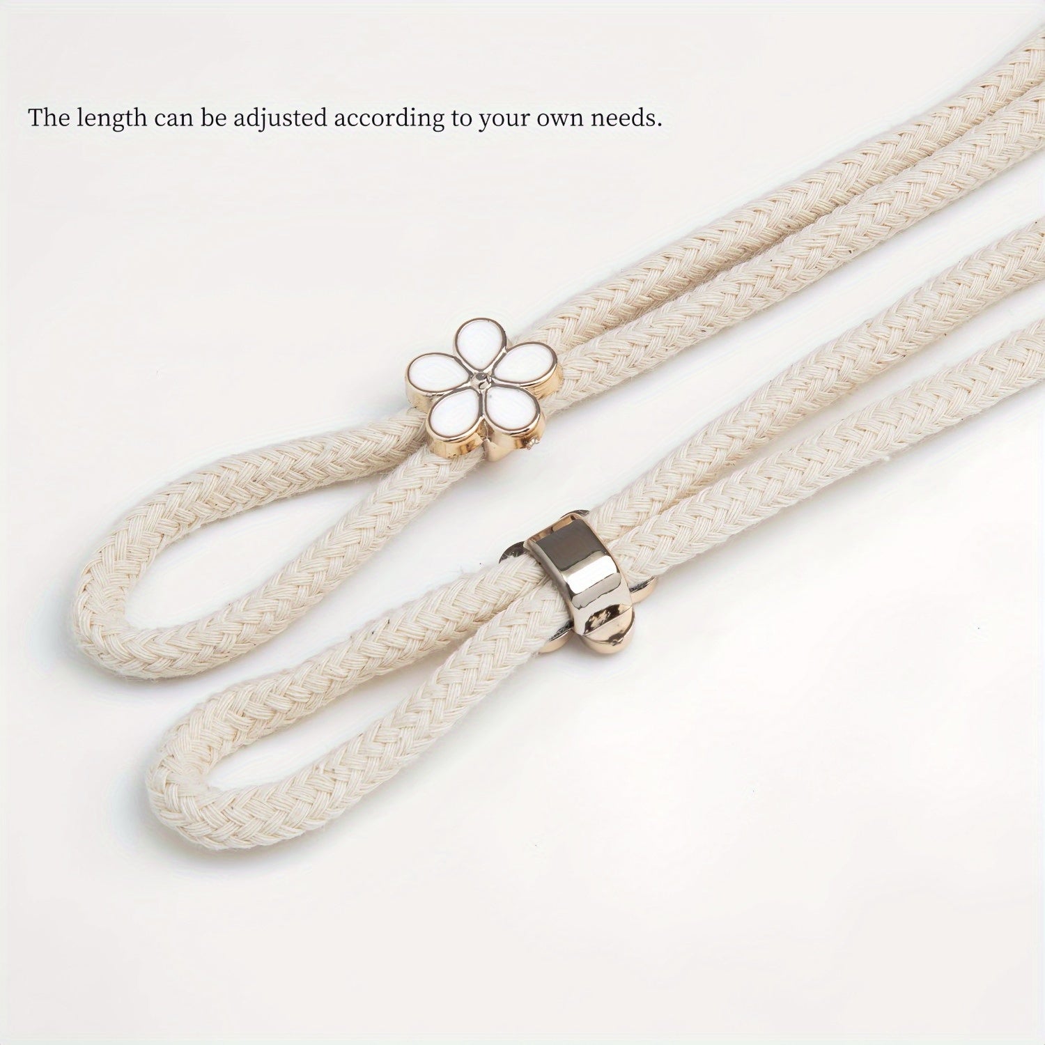 Set of 2 Magnetic Curtain Tiebacks Silk Rope Holdbacks for Living Room and Bedroom