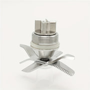 67-02 Paslanmaydigan po'latdan yasalgan Xoch-tishli pichoq - Oziq-ovqatni qayta ishlashda xavfsizlik uchun ikki tomonlama moy muhrlari va podshipniklar bilan jihozlangan. Smoothie tayyorlash, soya sutini tayyorlash mashinalari va blenderlar uchun ideal.