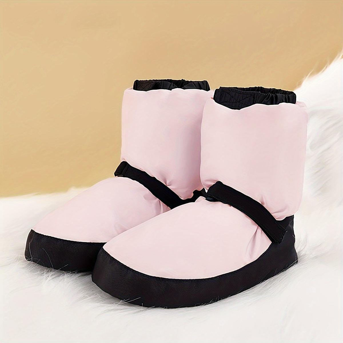 Dance Warm Shoes Female Soft Sole Practice Dance Shoes Thickened Winter