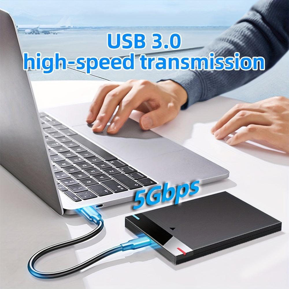 250GB Portable External Hard Drive USB 3.0 NTFS Lightweight Compact