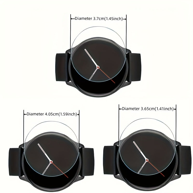 Samsung Galaxy Watch 4/5/6/7 uchun 3 ta qavatli shisha ekran himoyachisi, 9H chizishga qarshi