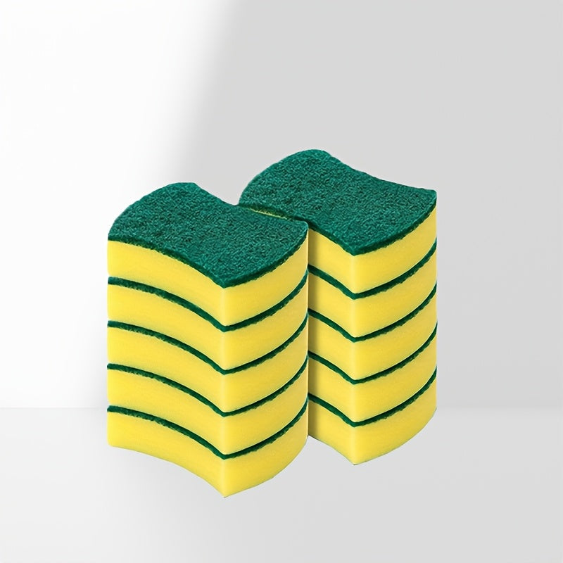 24 Pack Double-Sided Scratch-Resistant Sponges for Kitchen Bathroom and Floor Cleaning
