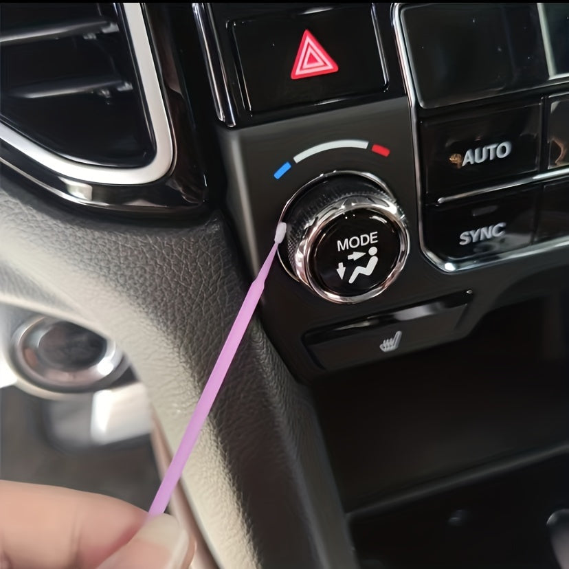 100 dona Mini Micro Detal Avtomobilni Tozalash cho'tkalari chiqish ventilatsiya bo'limi bo'yash uchun