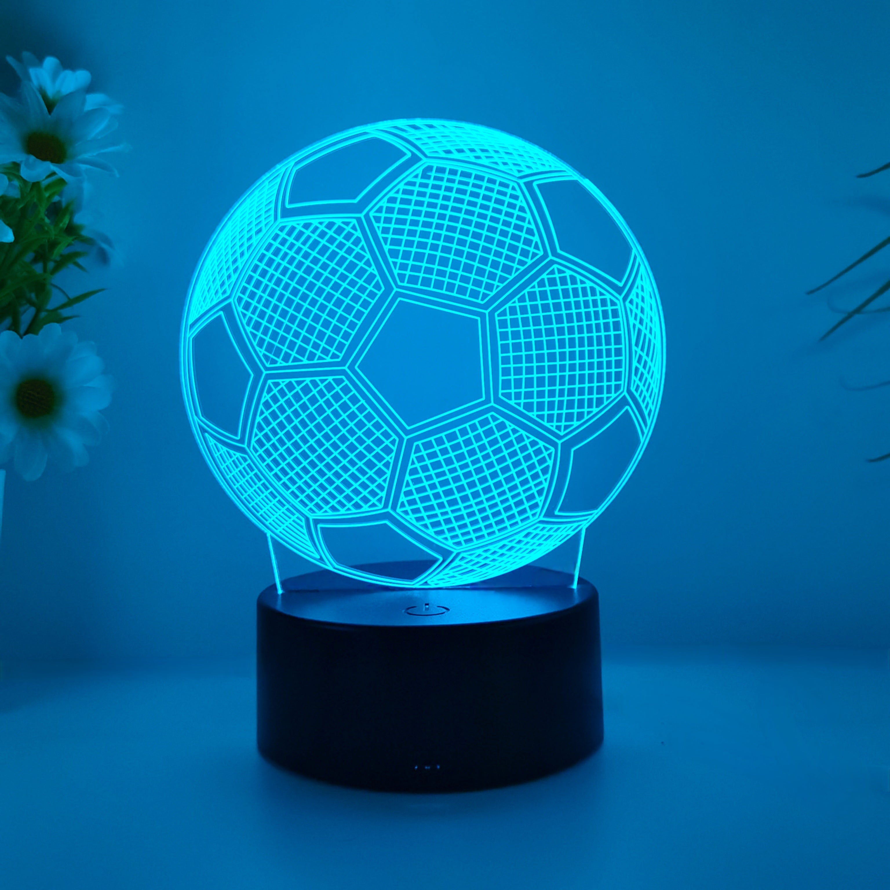 3D LED Night Light for Football Fans USB Touch Control Sports Gift