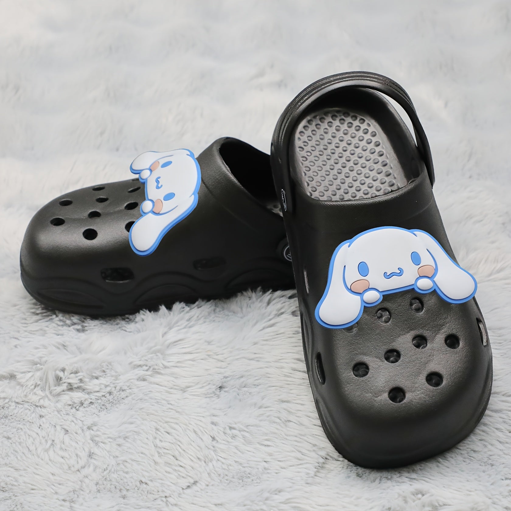 Women's EVA Slip-On Sandals Breathable Summer Indoor Outdoor Black Blue