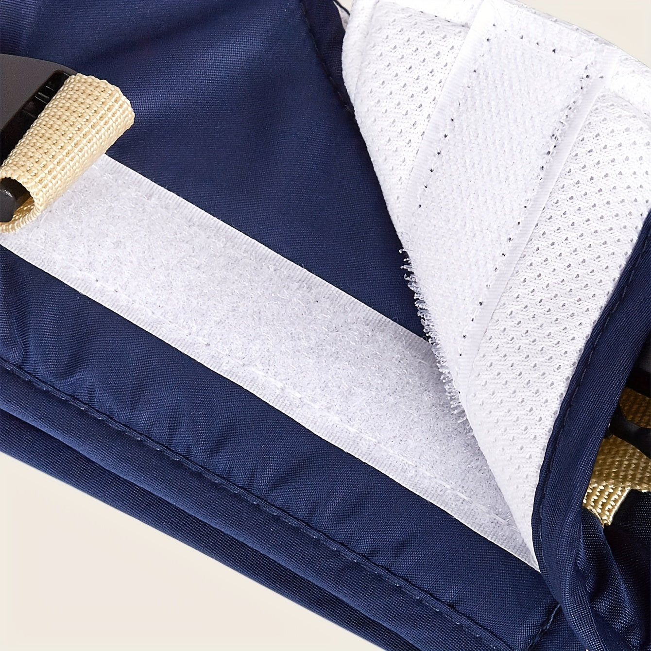 Protector de cintura para bebés para niños pequeños, lino azul marino, cinturón de seguridad para caminar