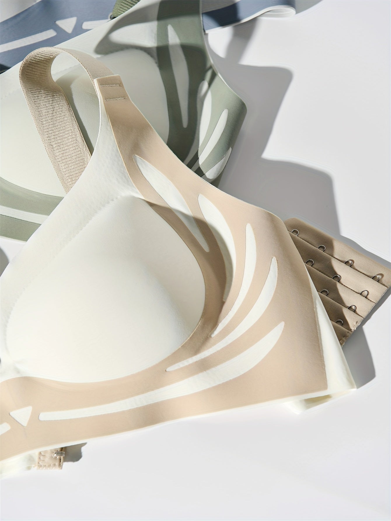 Women's Comfortable Wireless Bras Set of 3 Cotton Seamless Lounge