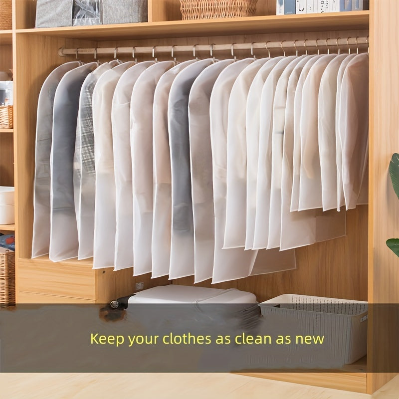 Juego de 5 fundas transparentes protectoras contra polvo para armario y dormitorio