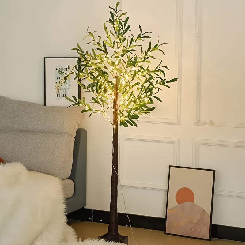 Artificial Tree with Warm White LED Lights USB Powered 152cm or 183cm for Weddings Holidays Home Decor