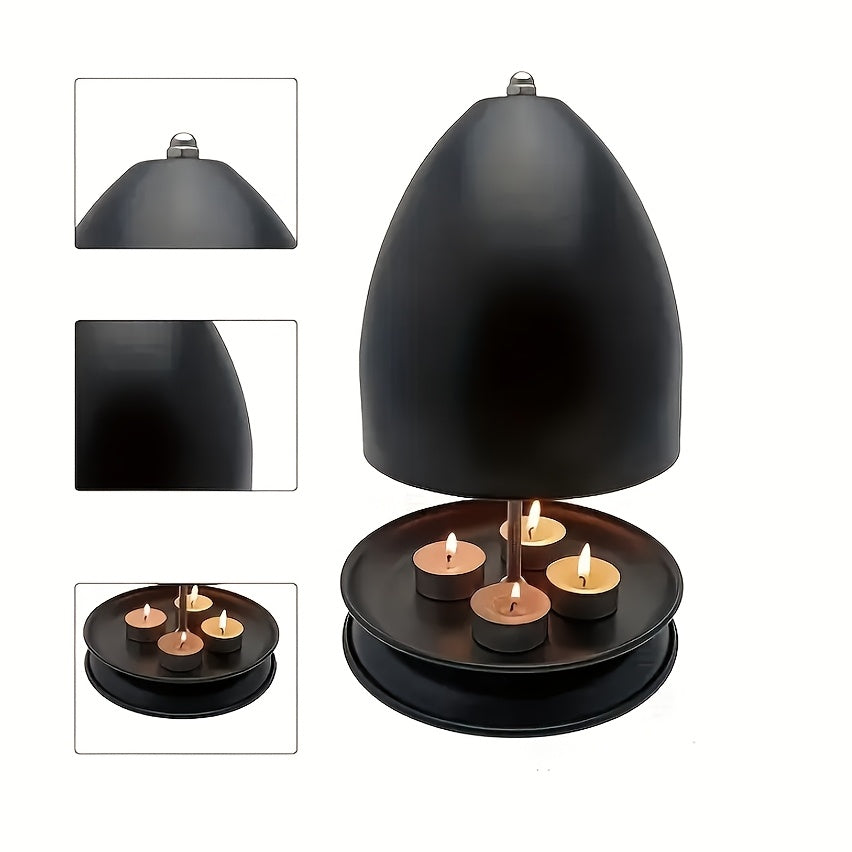 Electric Candle Heating Stove for Home and Outdoor Use with Hand Warmer