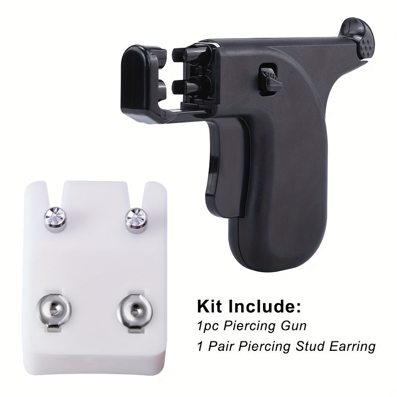 Ear Piercing Kit for Salon and Home Use Sterile Piercer Machine and Studs