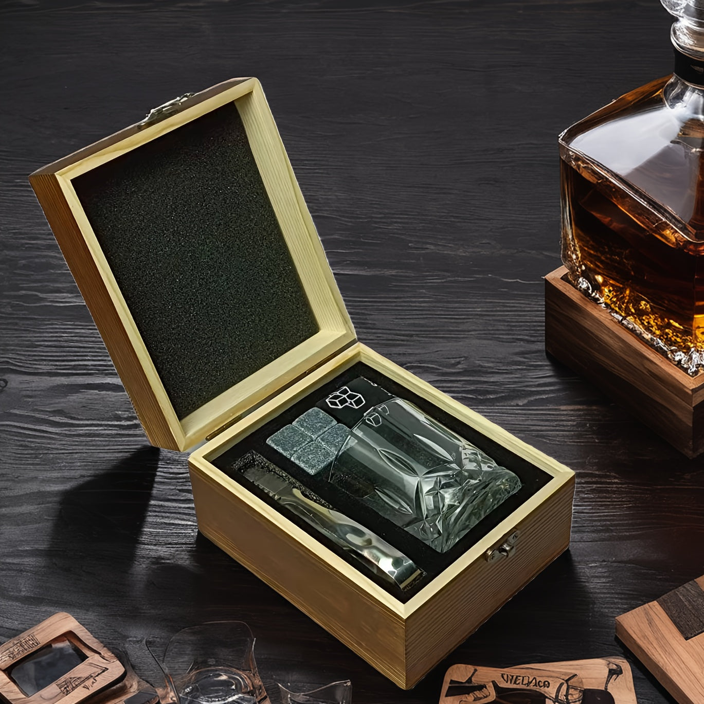 Reusable Marble Whiskey Chillers for Bars and Clubs