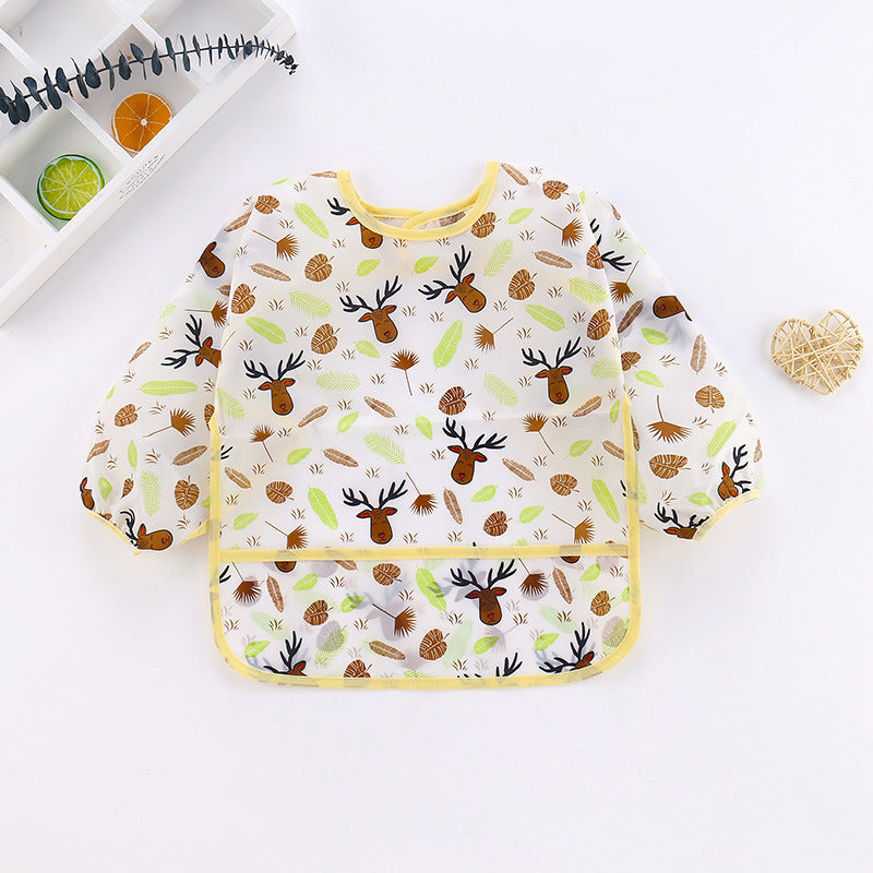 Waterproof Baby Bibs with Cartoon Animal Pattern for Christmas Halloween Thanksgiving