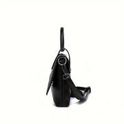 Women's Vintage Crocodile Pattern Clutch Purse with Adjustable Strap and Zipper Closure