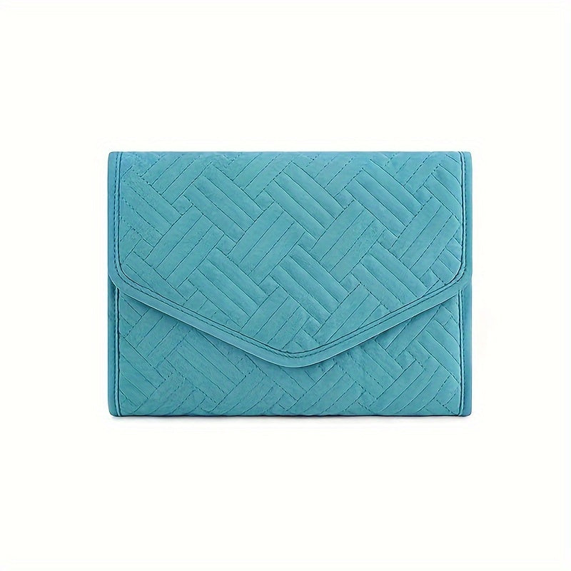 Путешествия ювелирный органайзер складной ролл для колец, ожерелий, серег, браслетов, часов