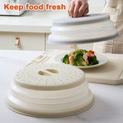 Silicone Microwave Splash Cover with Ventilation, Heat Resistant, Food Cover