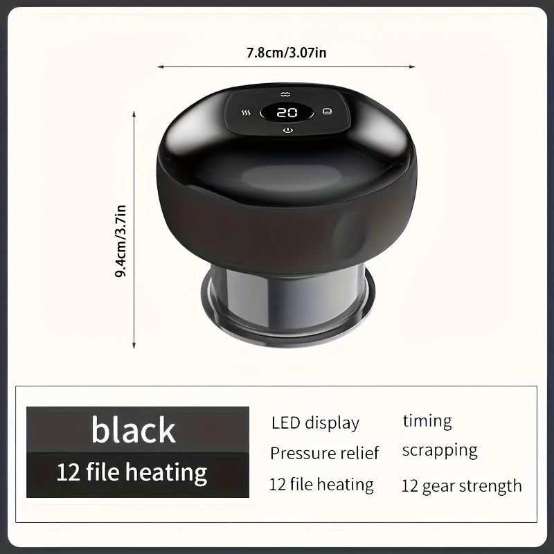 Electric Cupping Set with Smart Dynamic Machine 4 in 1 Massage Vacuum 12 Levels