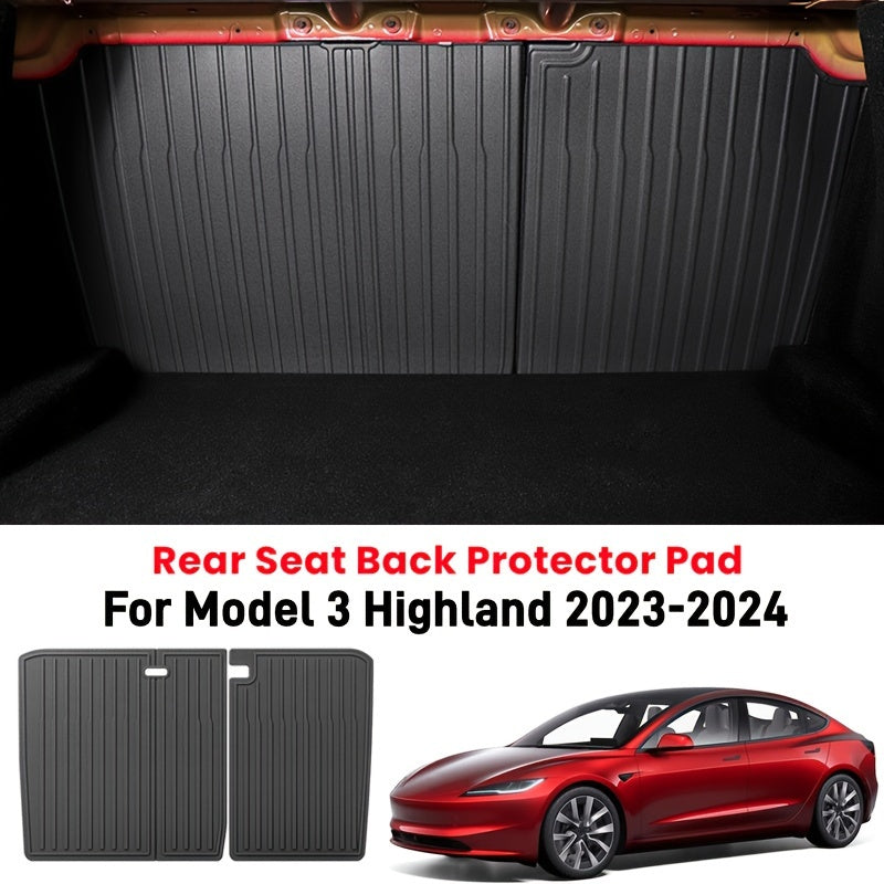 Second Row Seat Back Cushion TPE Waterproof Anti-slip Car Interior Pad