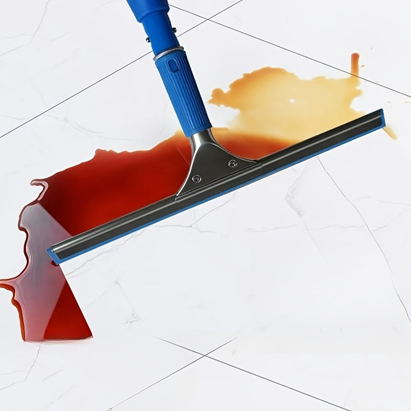 Set of 4 Window Cleaning Tools with Adjustable Handle and Microfiber Pads