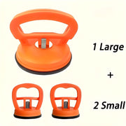 3-Pack Silicone Dent Puller Set Strong Suction Cup Car Body Glass Tile Mirror